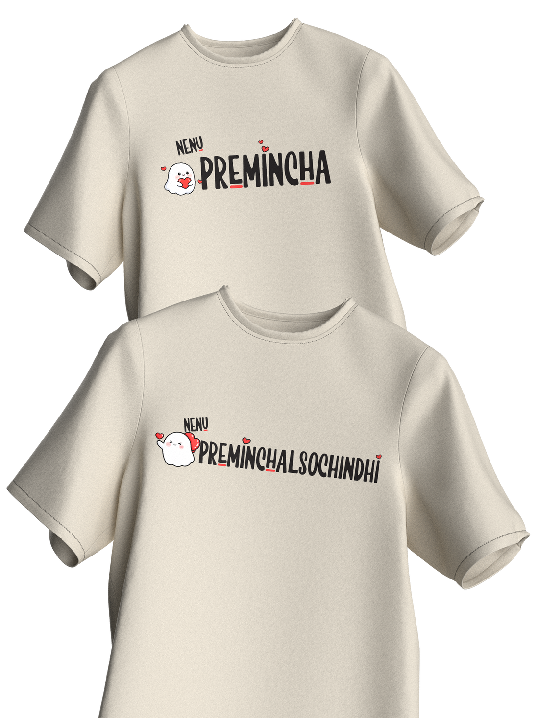Nenu Premincha....Preminchalsochindhi (Set of 2 couple t-shirts)